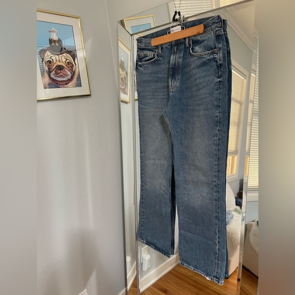 Zara high rise oversized size 8 jeans - Picture 5 of 5